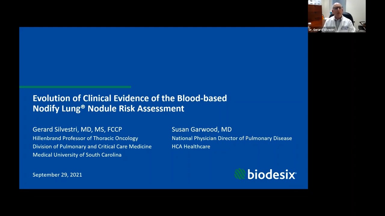 Evolution of Clinical Evidence of the Blood-based Nodify Lung Nodule Risk Assessment